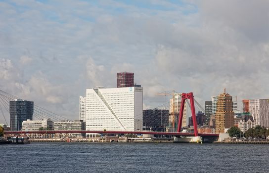 ROTTERDAM, NETHERLANDS - SEPTEMBER 28. City views Rotterdam, Nideranda, September 28, 2012. The population of the city of 617 347 inhabitants (for January 1, 2012), it is the second for number of inhabitants the city in the Netherlands