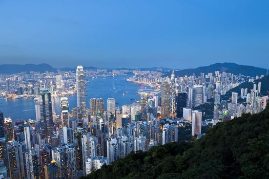 Hong Kong at night