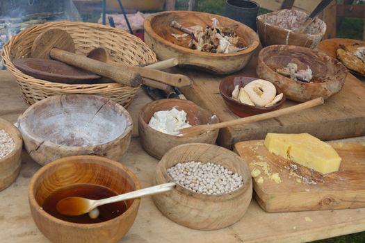 Spread of medieval food