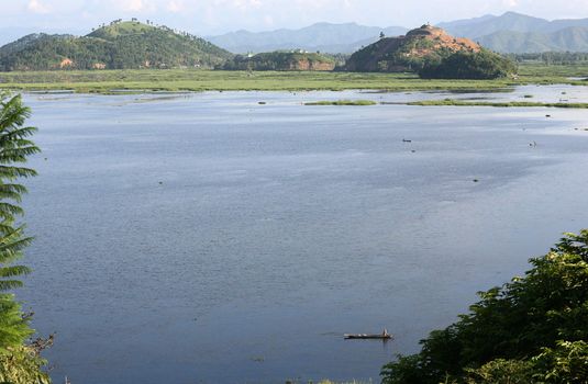 Loktak Lake in Manipur, NE India