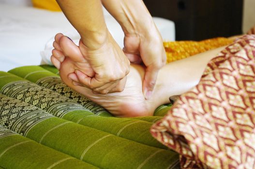 Foot massage, Reflexology concept