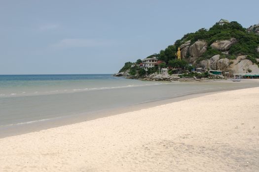 beautiful Hua Hin beach in Thailand