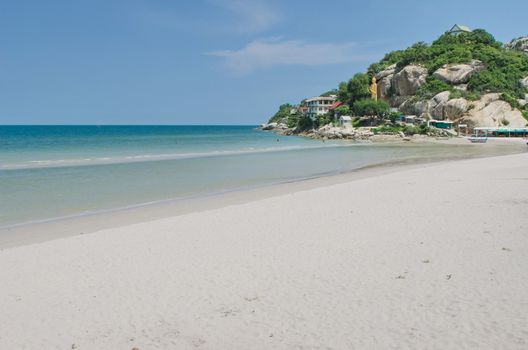 beautiful Hua Hin beach in Thailand