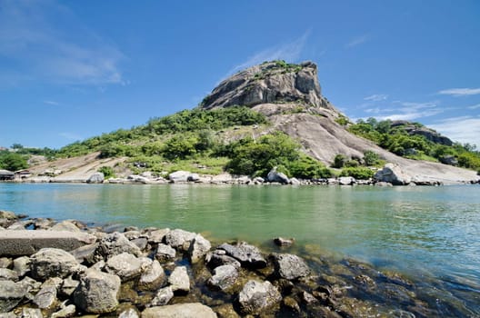 beautiful Hua Hin beach in Thailand