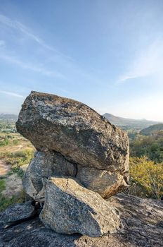 rock on the hill under the blue sky,Hua Hin Thailand