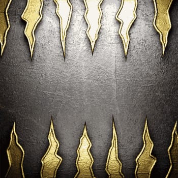 golden and silver background