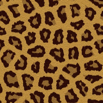 Texture of a short sand color leopard fur