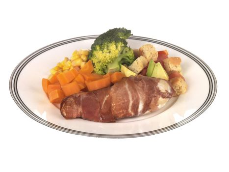 Chicken Wrapped in Parma Ham 