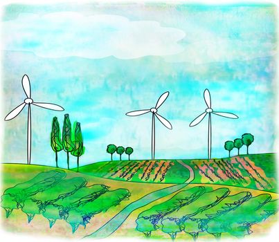 Eco farming - landscapes
