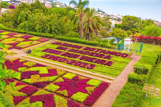 Botanical garden in Funchal, Madeira, Portugal