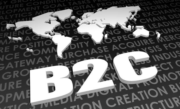 B2C Industry Global Standard on 3D Map