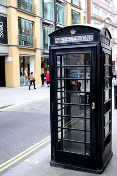 Black London Telephone Box