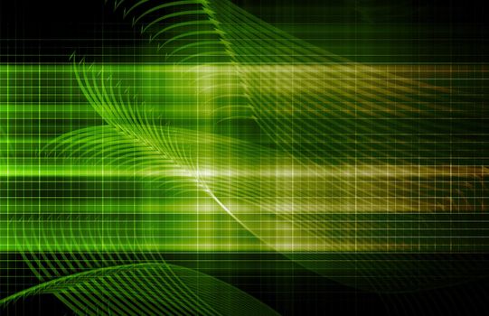 Computer Background with Technology As a Art 
