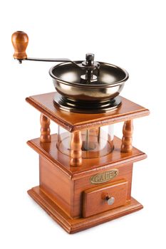 isolated coffee mill