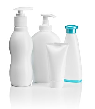 three bottles