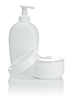 bottle and cream 