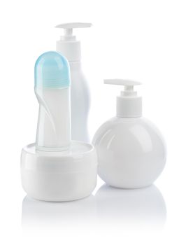 deodorant and tubes cream