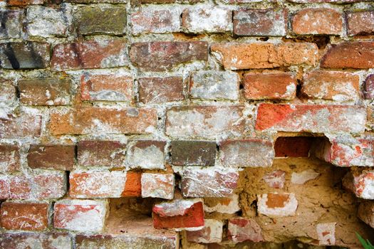 horizontal brick structure