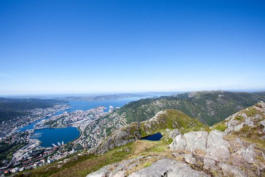 Taken from Ulriken in the city of Bergen, Norway