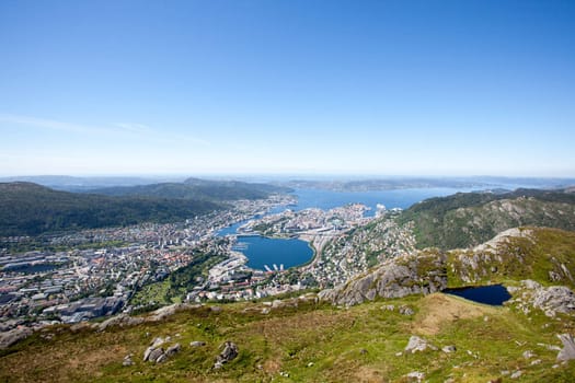 Taken from Ulriken in the city of Bergen, Norway