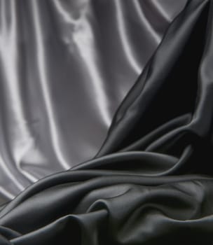 decorative background with two colors of fabrics