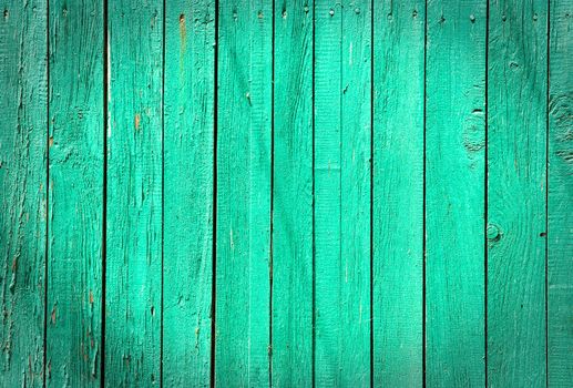old green wooden fence background