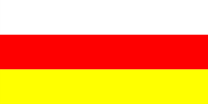 very big size north ossetia people flag