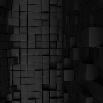 3D cubes background