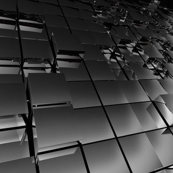 3D cubes background