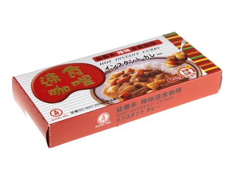 Box of Instant Chinese Curry Paste