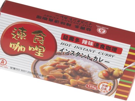 Box of Instant Chinese Curry Paste