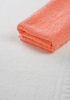 one pink towel
