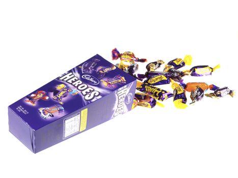 Box of Cadbury Heros Sweets