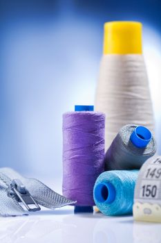 composition of sewing items