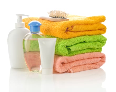 set of bathing accessories