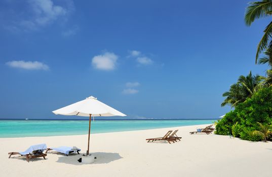 Beautiful beach at Maldives, South Male Atoll