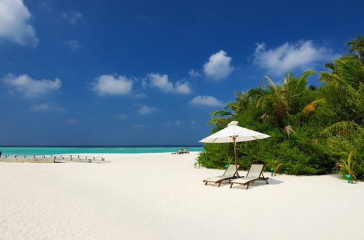 Beautiful beach at Maldives, South Male Atoll