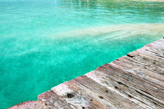 Jetty by the sea background