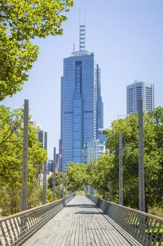 An image of a high building in Melbourne Australia