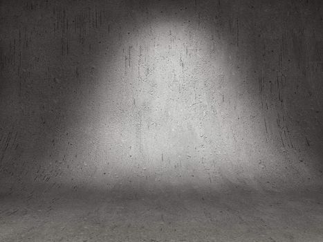 Concrete wall and floor background