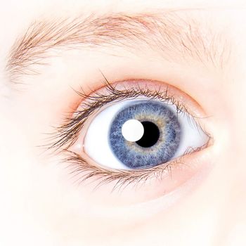 Blue and beautiful blue eye background