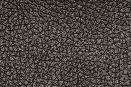 Extreme closeup of black leather.