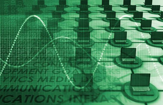 Online Security Internet Concept as a Background