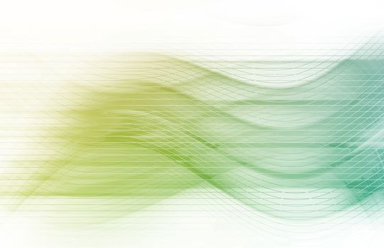 Line Wave Background with Colorful and Clean Art