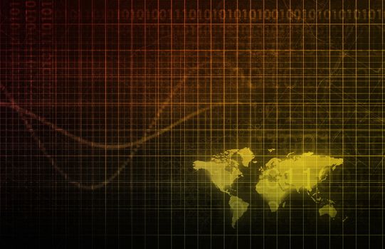 A Technology Industry Network As a Wallpaper