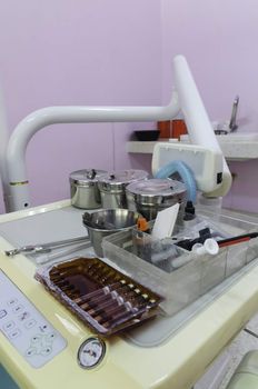 Dental office, equipment, include  water, drill etc