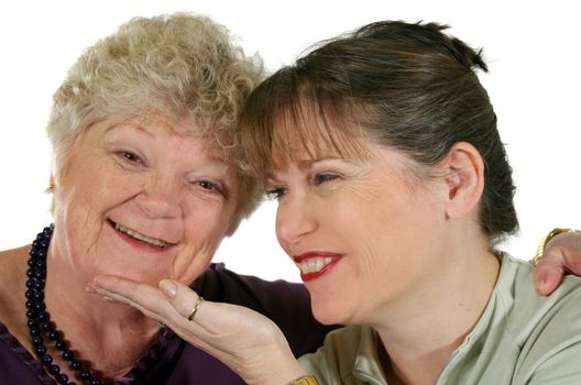 Mother and daughter enjoying quality time together.
