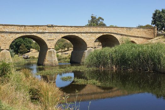 Old stone bridge, Richmond Bridge, Tasmania, Australia