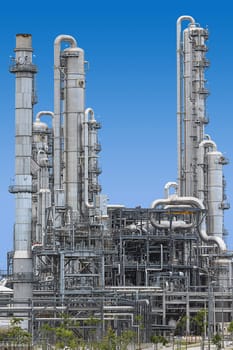 Industrial plant with blue sky , Easternof Thailand
