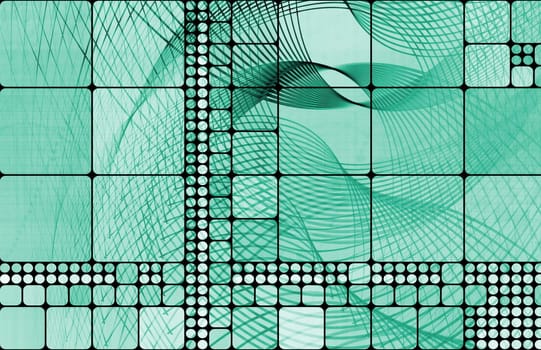Square Creative Background with Copyspace for Art